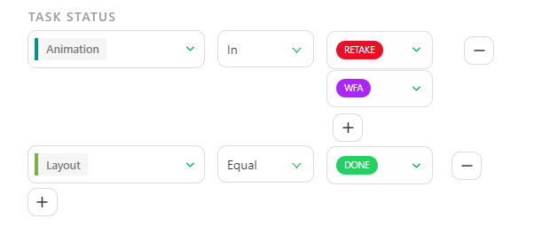 Filter build example 01